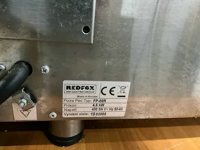 Redfox fp-88r pizza oven - afbeelding 4 van  7
