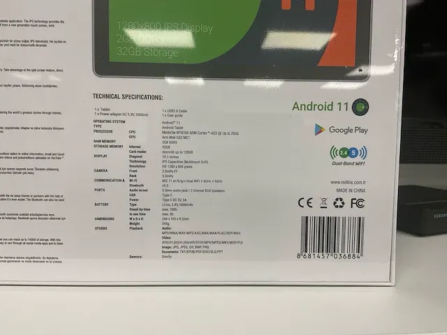 Redline space m10 tablet (5x) - afbeelding 2 van  3