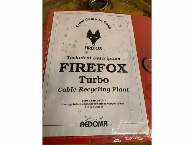 Redoma - firefox turbo cable - recycle plant - afbeelding 175 van  196