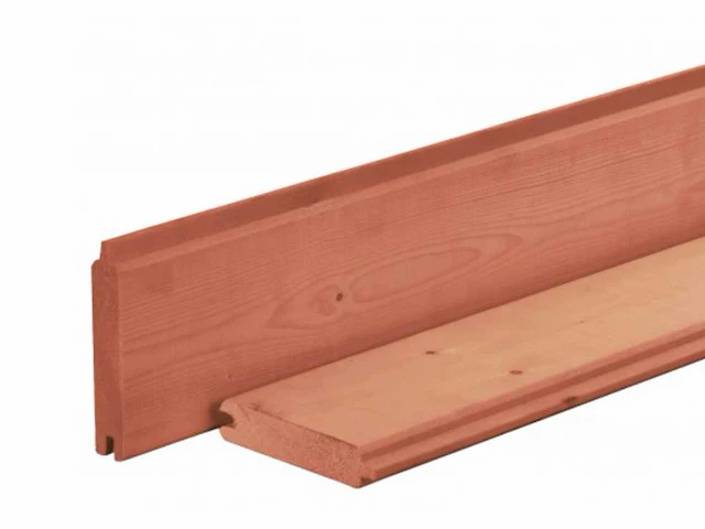 Redvision blokhutprofiel 300-400x14,5x2,8 cm (30x) - afbeelding 1 van  7
