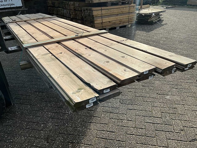 Redvision blokhutprofiel 300-400x14,5x2,8 cm (30x) - afbeelding 7 van  7