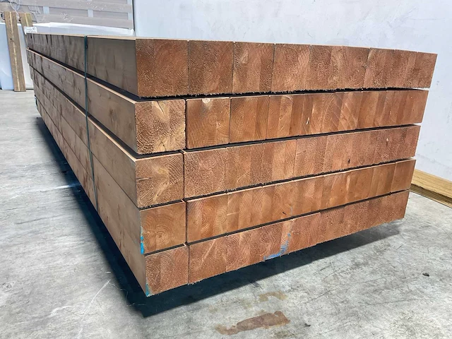 Redvision paal geschaafd verlijmd 300x12x12 cm (15x) - afbeelding 2 van  8