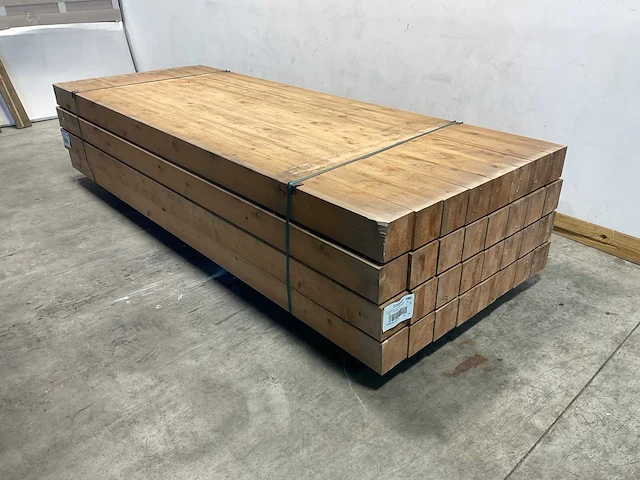 Redvision paal geschaafd verlijmd 400x14x14 cm (10x) - afbeelding 1 van  7