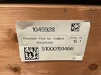 Redvision paal geschaafd verlijmd 400x20x20 cm (4x) - afbeelding 7 van  7
