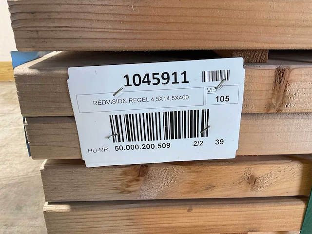 Redvision regel 400x14,5x4,5 cm (25x) - afbeelding 2 van  6