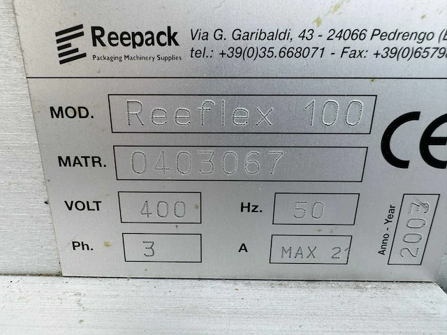 Reepack - reeflex 100 - traysealer / verpakking machine - afbeelding 9 van  9