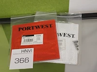Reflecterende helmstickers portwest rood en wit 20 sets - afbeelding 1 van  1
