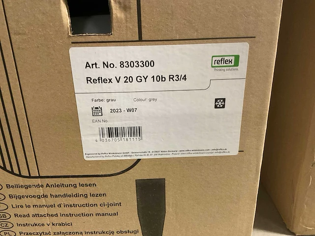Reflex v 20 gy 10b r3/4 buffervat (2x) - afbeelding 5 van  6