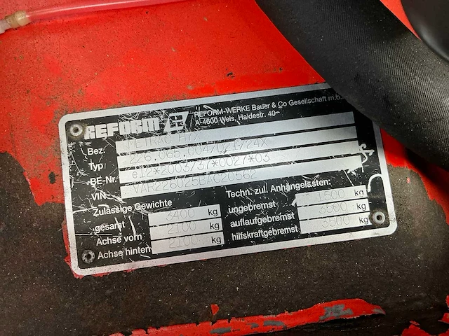 Reform - 2014 - metrac h7x - vierwielaangedreven landbouwtractor - afbeelding 38 van  46