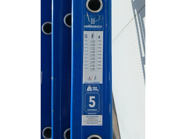 Reformladder 3x12 sporten das, v312b - afbeelding 8 van  8