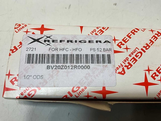 Refrigera bv20z012r0000 kogelafsluiter 2-weg 12 mm ods 52 bar (13x) - afbeelding 5 van  5