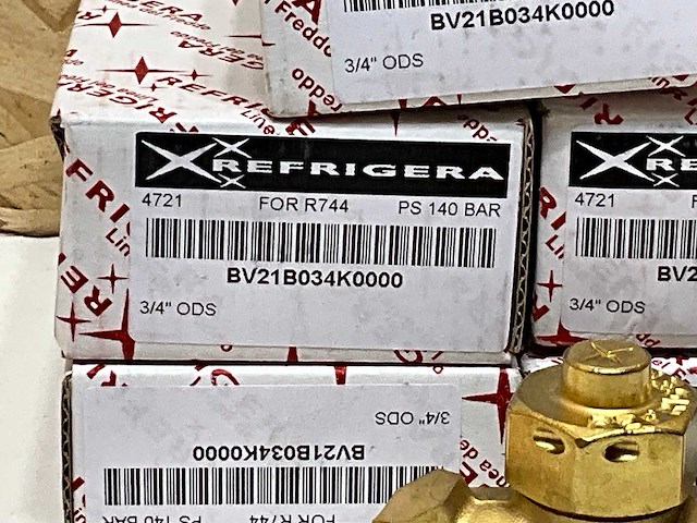 Refrigera bv21b034k0000 kogelafsluiter 2-weg co2 3/4" ods k65 140 bar (5x) - afbeelding 4 van  5