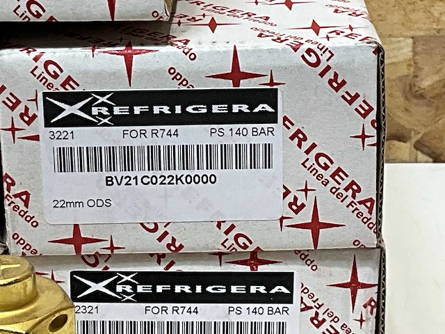 Refrigera bv21c022k0000 2-weg kogelafsluiter co2 (5x) - afbeelding 3 van  6