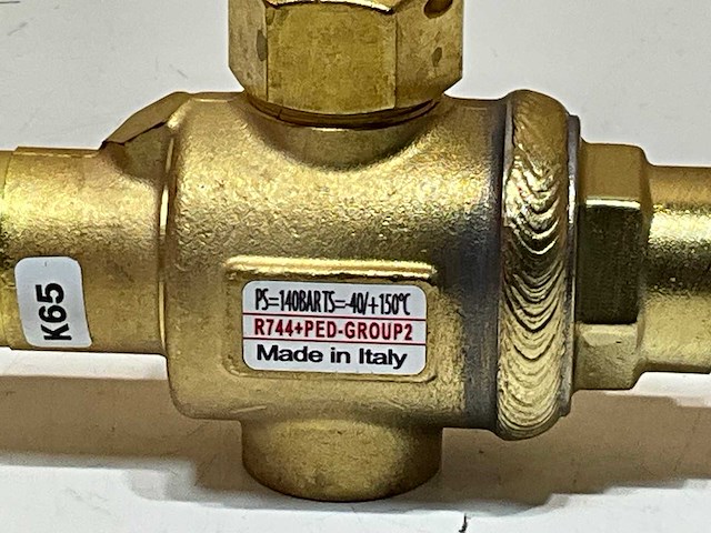 Refrigera bv21c022k0000 2-weg kogelafsluiter co2 (5x) - afbeelding 5 van  6