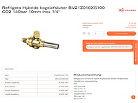 Refrigera bv21z010xs100 hybride kogelafsluiter (15x) - afbeelding 6 van  6