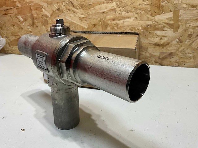 Refrigera bv31yd40x0104 kogelafsluiter 3-weg co2 rvs dn40 ods 130 bar v-port - afbeelding 2 van  10