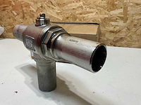 Refrigera bv31yd40x0104 kogelafsluiter 3-weg co2 rvs dn40 ods 130 bar v-port - afbeelding 2 van  10