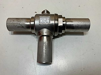 Refrigera bv31yd40x0104 kogelafsluiter 3-weg co2 rvs dn40 ods 130 bar v-port - afbeelding 3 van  10