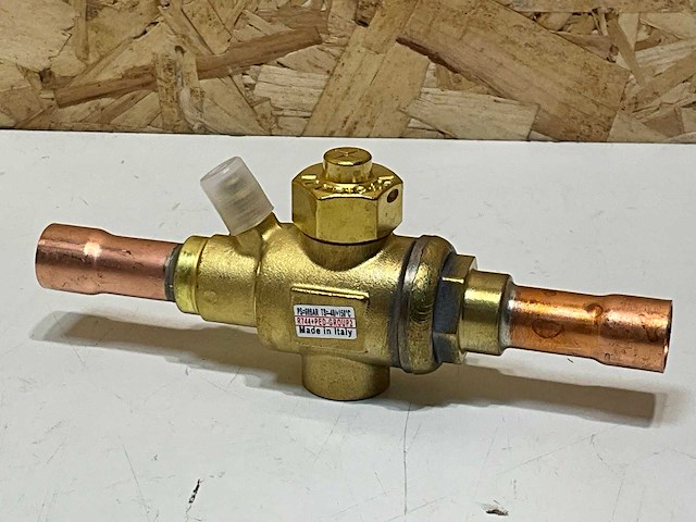 Refrigera sv21b016r0000 kogelafsluiter 2-weg co2 5/8" ods 60 bar schrader (10x) - afbeelding 1 van  8