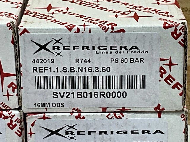 Refrigera sv21b016r0000 kogelafsluiter 2-weg co2 5/8" ods 60 bar schrader (10x) - afbeelding 4 van  8