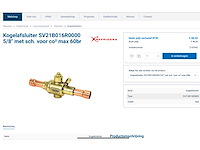 Refrigera sv21b016r0000 kogelafsluiter 2-weg co2 5/8" ods 60 bar schrader (10x) - afbeelding 7 van  8