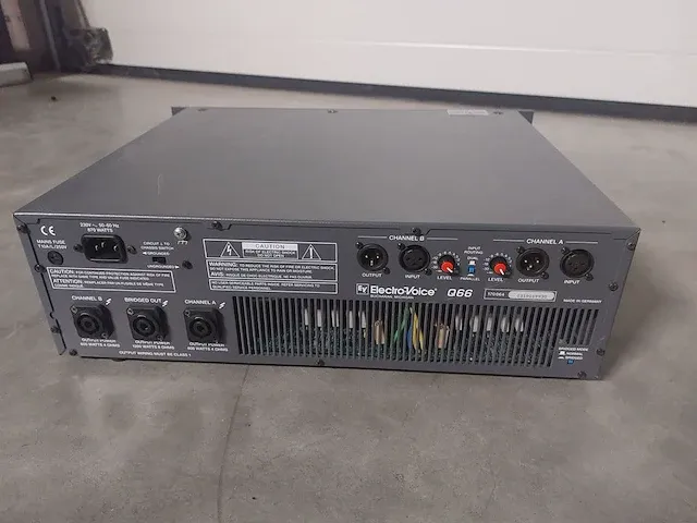 Refurbished ev q66 stereo power amplifier - afbeelding 2 van  2