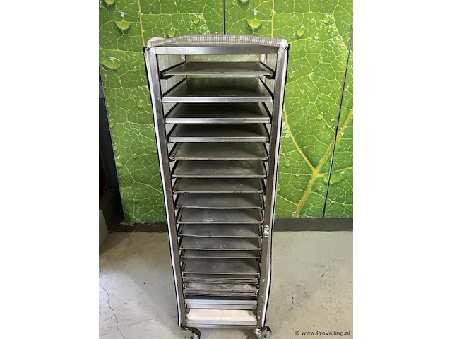 Regaalwagen - 46x62x162cm incl. (bak) platen & gastroplus afdekhoes - afbeelding 3 van  10