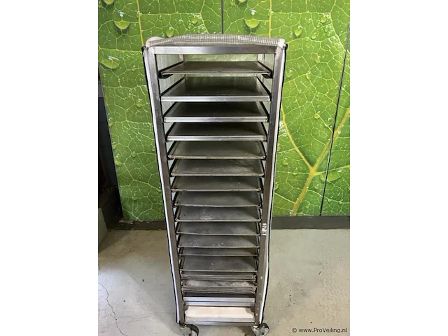 Regaalwagen - 46x62x162cm incl. (bak) platen & gastroplus afdekhoes - afbeelding 3 van  10