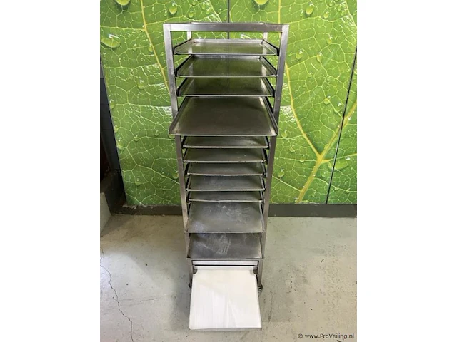 Regaalwagen - 46x62x162cm incl. (bak) platen & gastroplus afdekhoes - afbeelding 8 van  10