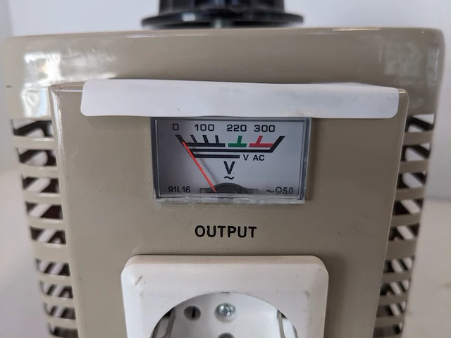 Regelbare transformator / traploze dimmer variac - afbeelding 4 van  7