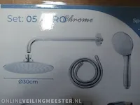 Regendouche inbouwthermostaat pack wiesbaden, chroom - afbeelding 2 van  5