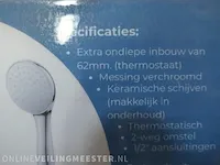 Regendouche inbouwthermostaat pack wiesbaden, chroom - afbeelding 4 van  5
