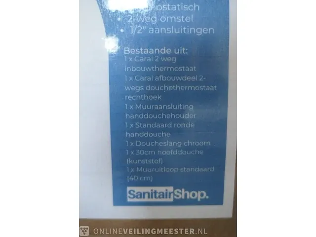 Regendouche inbouwthermostaat pack wiesbaden, chroom - afbeelding 5 van  5
