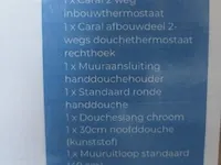 Regendouche inbouwthermostaat pack wiesbaden, chroom - afbeelding 5 van  5