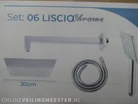 Regendouche inbouwthermostaat pack wiesbaden, chroom - afbeelding 2 van  5