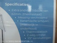 Regendouche inbouwthermostaat pack wiesbaden, chroom - afbeelding 4 van  5