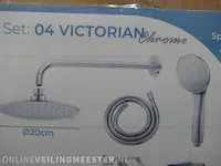 Regendouche inbouwthermostaat pack wiesbaden, chroom - afbeelding 2 van  5