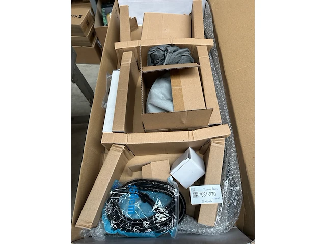 Regendouche set, 1x mengkraan, zwart - afbeelding 2 van  7