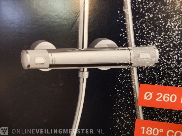 Regendouche set grohe, euphoria system 260, chroom - afbeelding 6 van  8