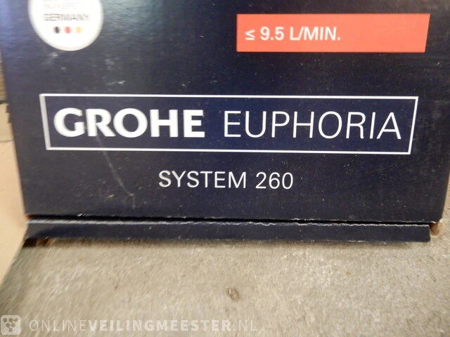 Regendouche set grohe, euphoria system 260, chroom - afbeelding 8 van  8