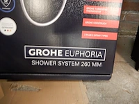 Regendouche set grohe, euphoria system 260, chroom - afbeelding 2 van  3