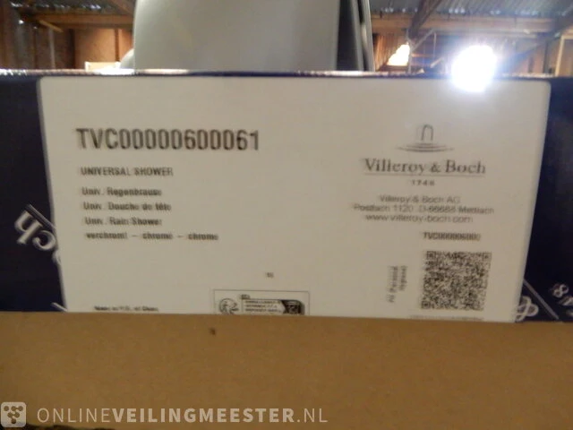 Regendouchekop villeroy & boch, chroom - afbeelding 5 van  5