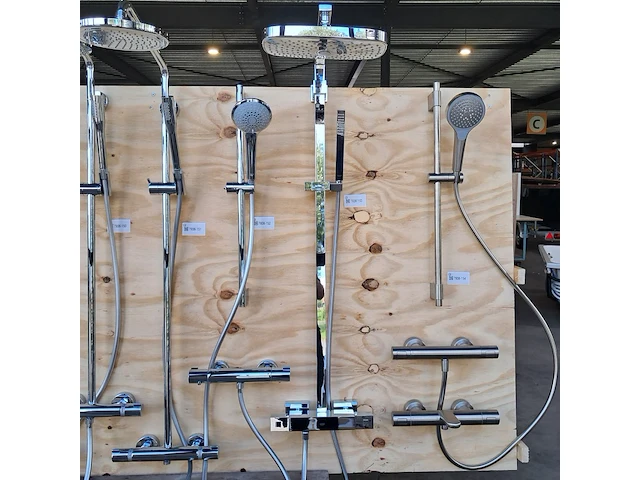 Regendoucheset, grohe, chroom - afbeelding 1 van  7