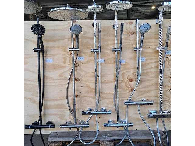 Regendoucheset, hansgrohe, chroom - afbeelding 1 van  7