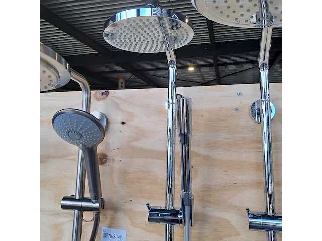 Regendoucheset, hansgrohe, chroom - afbeelding 2 van  7