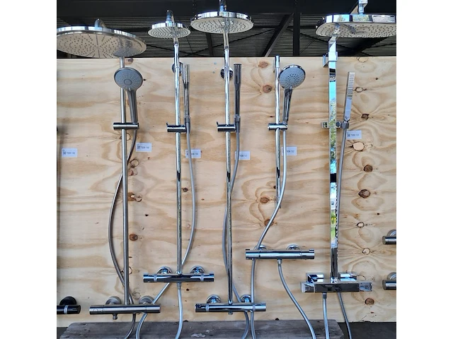 Regendoucheset, hansgrohe, chroom - afbeelding 1 van  6
