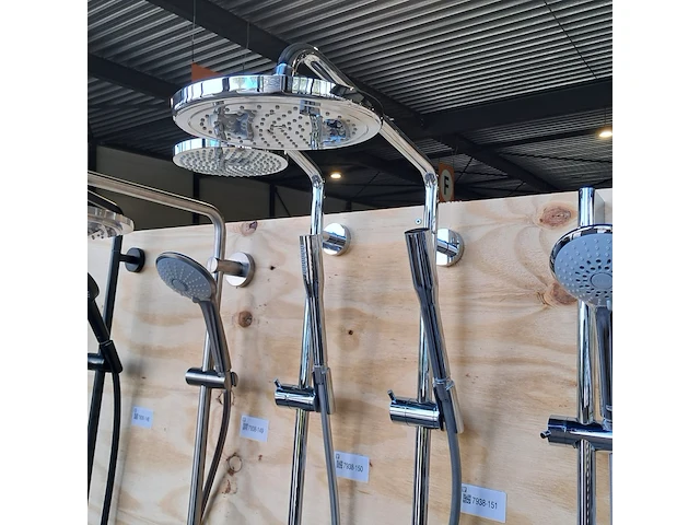 Regendoucheset, hansgrohe, chroom - afbeelding 2 van  6