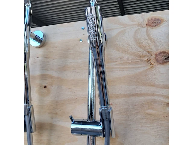 Regendoucheset, hansgrohe, chroom - afbeelding 4 van  6
