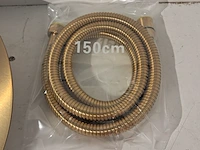 Regendoucheset, inbouw round, brushed gold - afbeelding 6 van  9