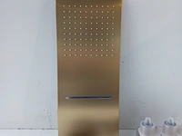 Regendoucheset met waterval, inbouw, geborsteld goud - afbeelding 2 van  9